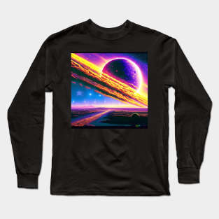 Ethereal Scifi Landscapes 56 Long Sleeve T-Shirt